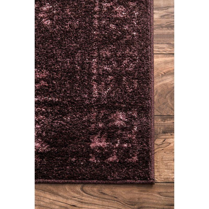 Nuloom Arlena Oriental/Persian 8x10 Indoor Area Rug for Living Room Bedroom Dining Room Kitchen, Burgundy/Pink