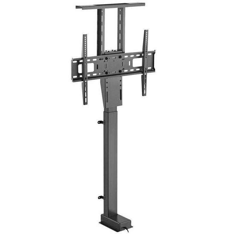 Elevate 34" Motorized Steel TV Lift Stand with Remote, Black