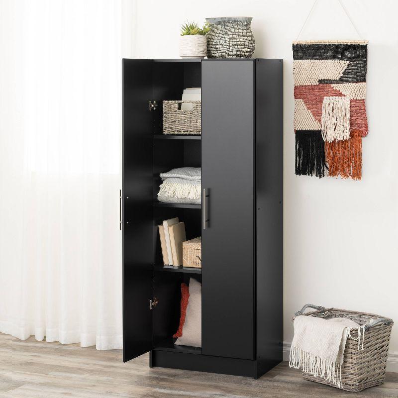 Prepac Elite Deep Storage Cabinet with Fixed and Adjustable Shelves