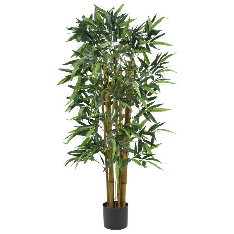 Elegant Biggy Bamboo Silk Tree in Outdoor-Ready Pot