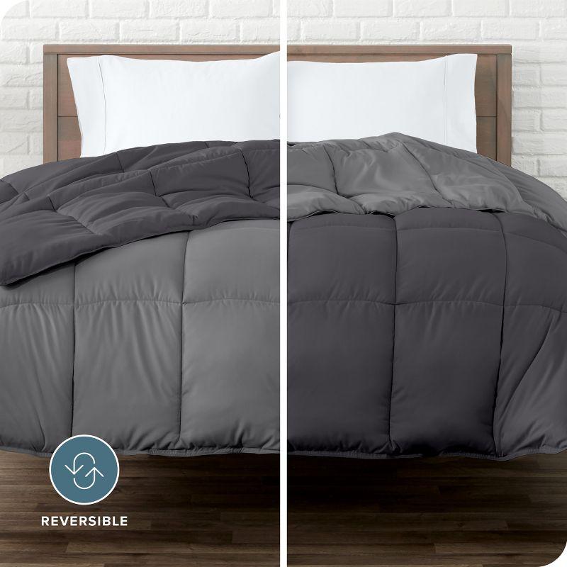 Bare Home Premium Ultra Soft Modern & Contemporary Box Stitch Comforter