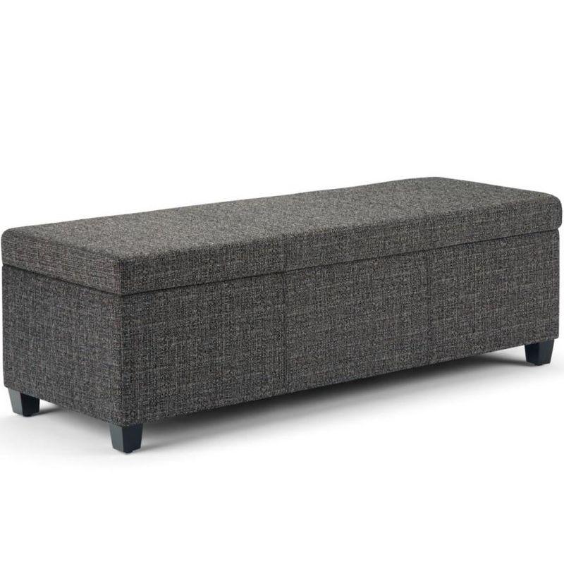 Simpli Home Avalon Storage Ottoman Bench,Assembled