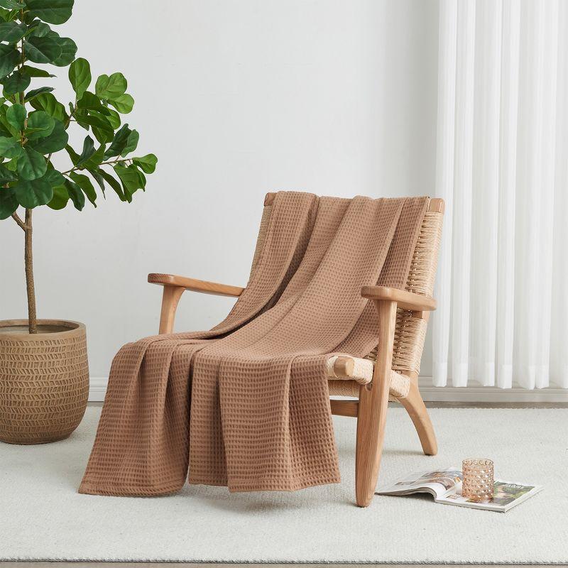 100% Cotton Waffle Weave Blanket