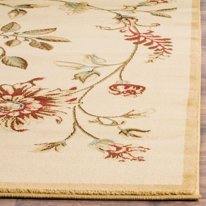 Lyndhurst Blue Floral Tufted Synthetic Area Rug 8' x 11'