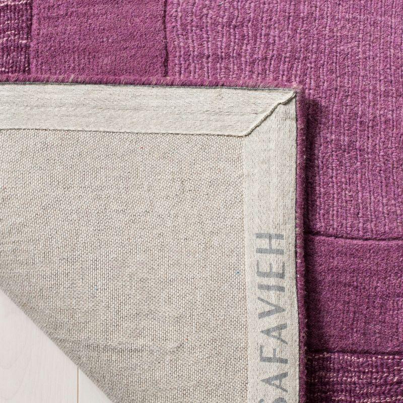 Impressions IM821 Hand Loomed Area Rug - Fuchisa/Purple - 6'x6' - Safavieh