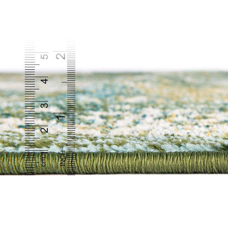 Unique Loom Penrose Collection Area Rug - Blake (3' 1" x 5' 3" Rectangle Green/Beige)