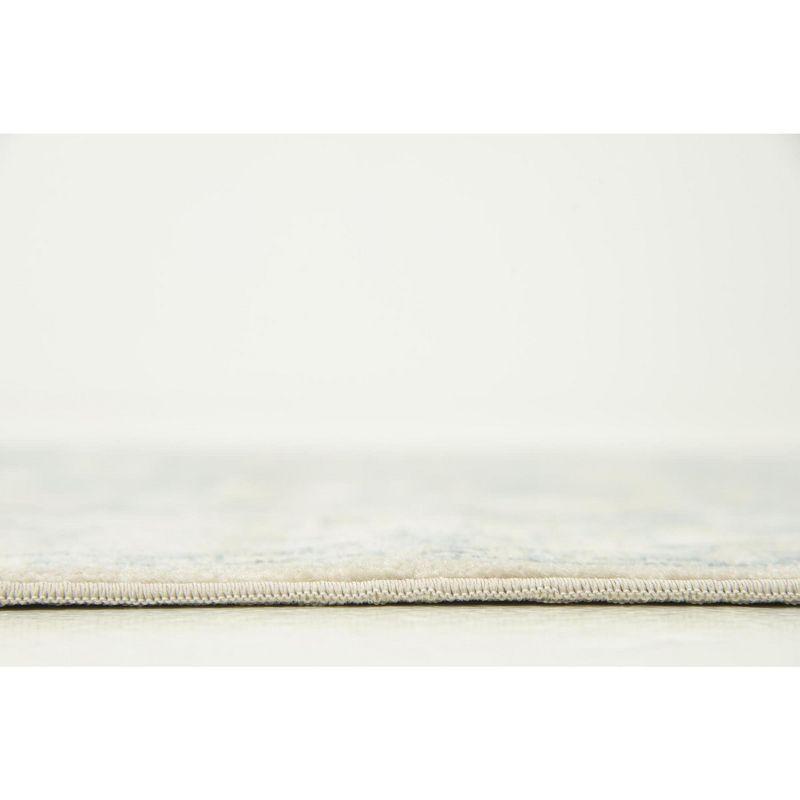 Unique Loom Paris Collection Area Rug - Louisa (5' 1" x 8' Rectangle Dark Gray/Beige)