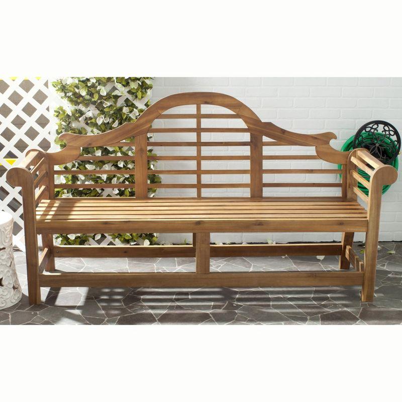 Khara Bench - Outdoor - PAT6705 - Natural - Safavieh