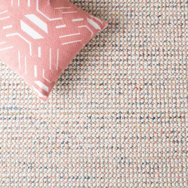 Latitude Run® Vermont Hand Woven Wool Solid Color Rug