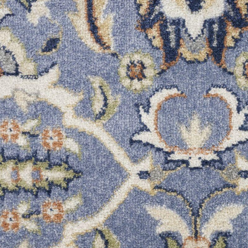 Nourison Allur Boho Indoor Area Rug Light Blue 7' x 10'