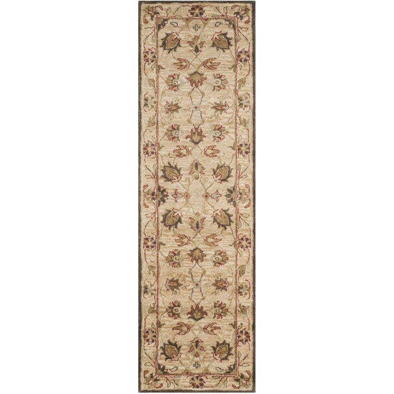 Antiquity AT812 Hand Tufted Indoor Runner Rug - Beige/Beige - 2'3"x8' - Safavieh