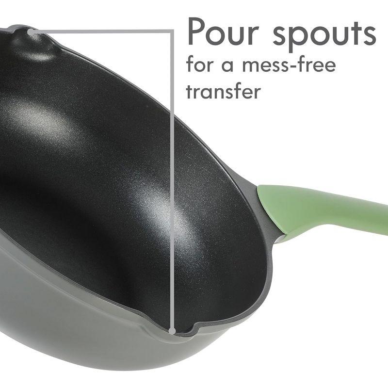 Kenmore Theodore 6 Quarts Non-Stick Aluminum Saute Pan with Lid