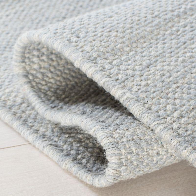 Montauk MTK214 Hand Woven Indoor Area Rug - Grey/Ivory - 6'x6' - Safavieh