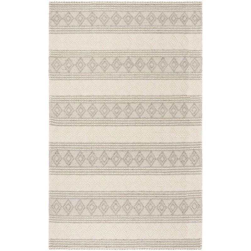Natura NAT750 Hand Woven Indoor Area Rug - Grey/Ivory - 5'x8' - Safavieh.