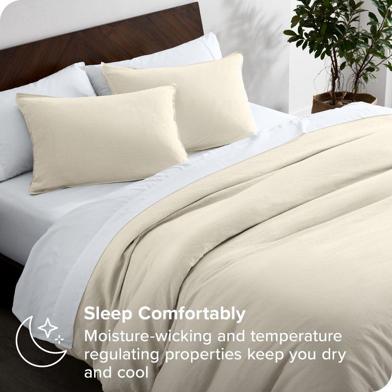 Bare Home Linen Duvet Cover Set