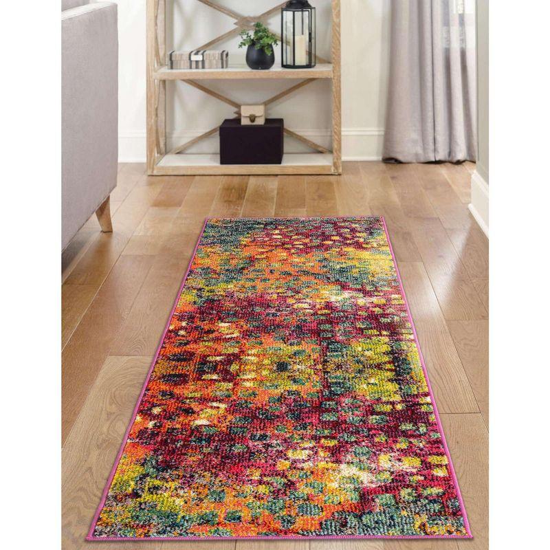 Unique Loom Jardin Ivy Area Rug