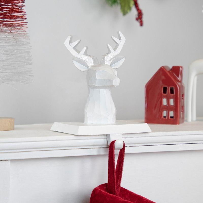 Reindeer Head Christmas Stocking Holders