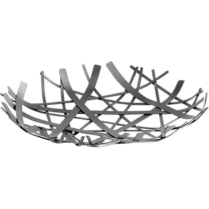 Belgian Black Waffled Iron Decorative Basket