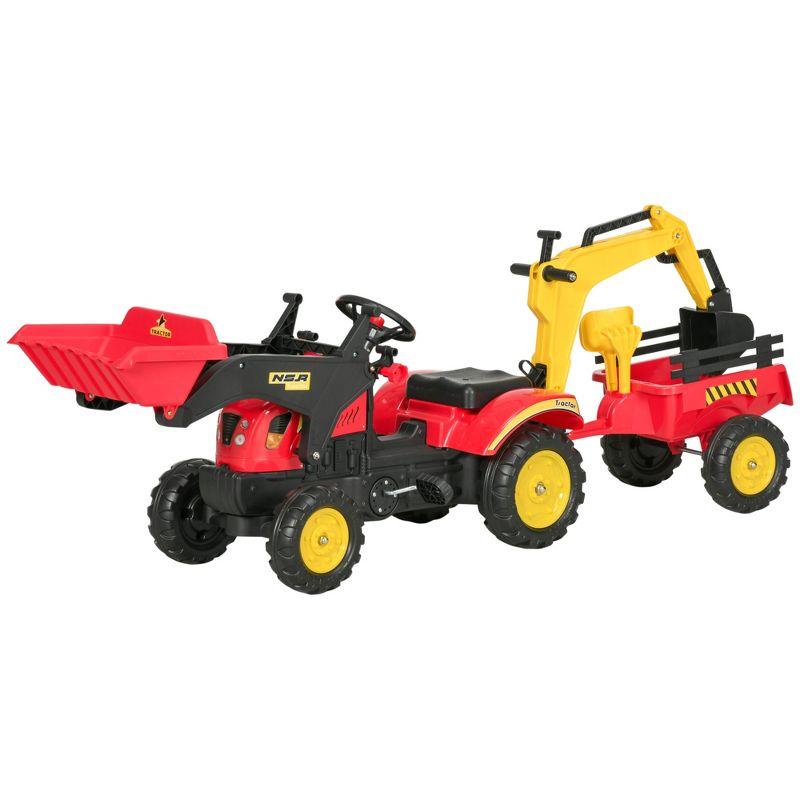 Aosom 1 Seater Tractors / Construction Pedal Ride On