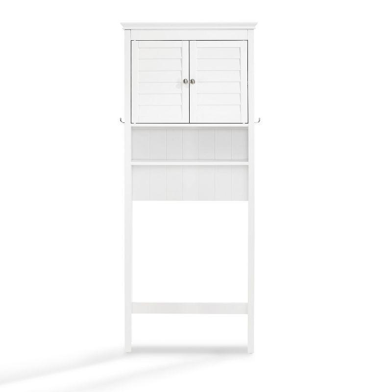 Lydia White Over-the-Toilet Bathroom Storage Cabinet