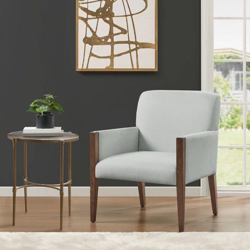 Perry Street Inspired Beige Upholstered Accent Chair