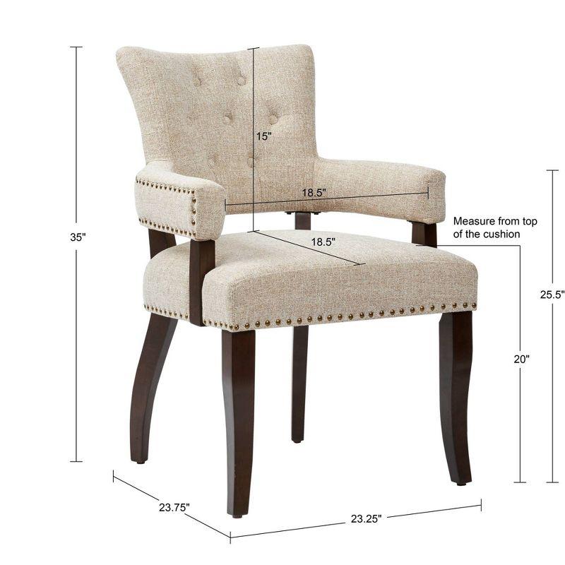 Wildon Home® Raayn 20'' H Tufted 100% Polyester Upholstered Armchair (Set of 2)