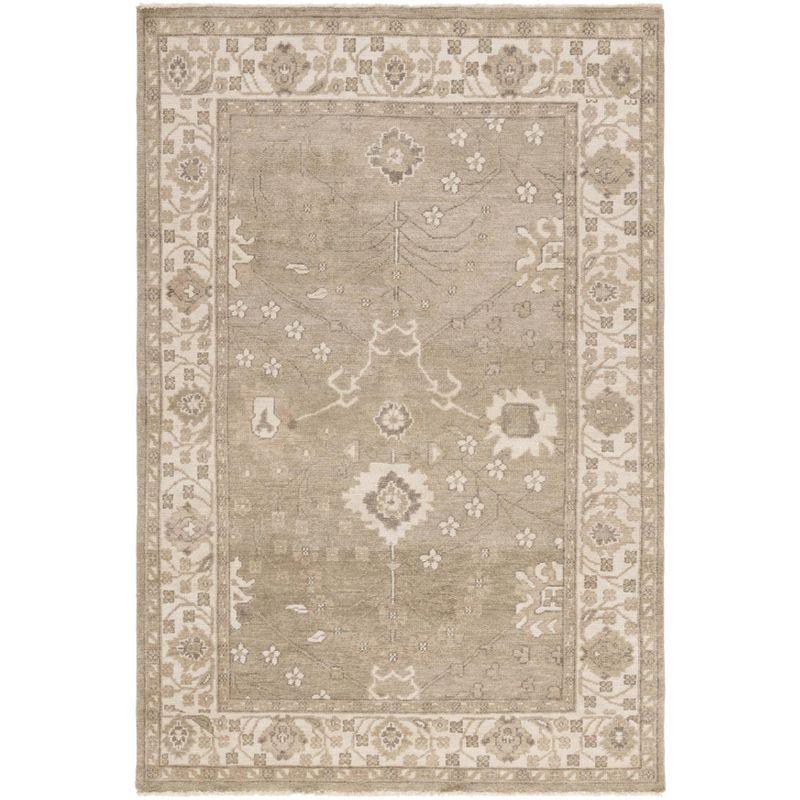 Izmir IZM134 Hand Knotted Area Rug - Gold/Ivory - 9'x12' - Safavieh