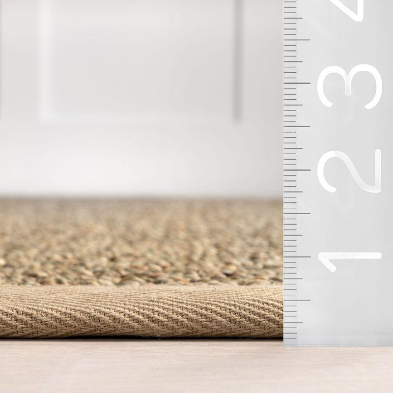 Nuloom Elijah Farmhouse Seagrass Indoor Area Rug, Round 4', Beige