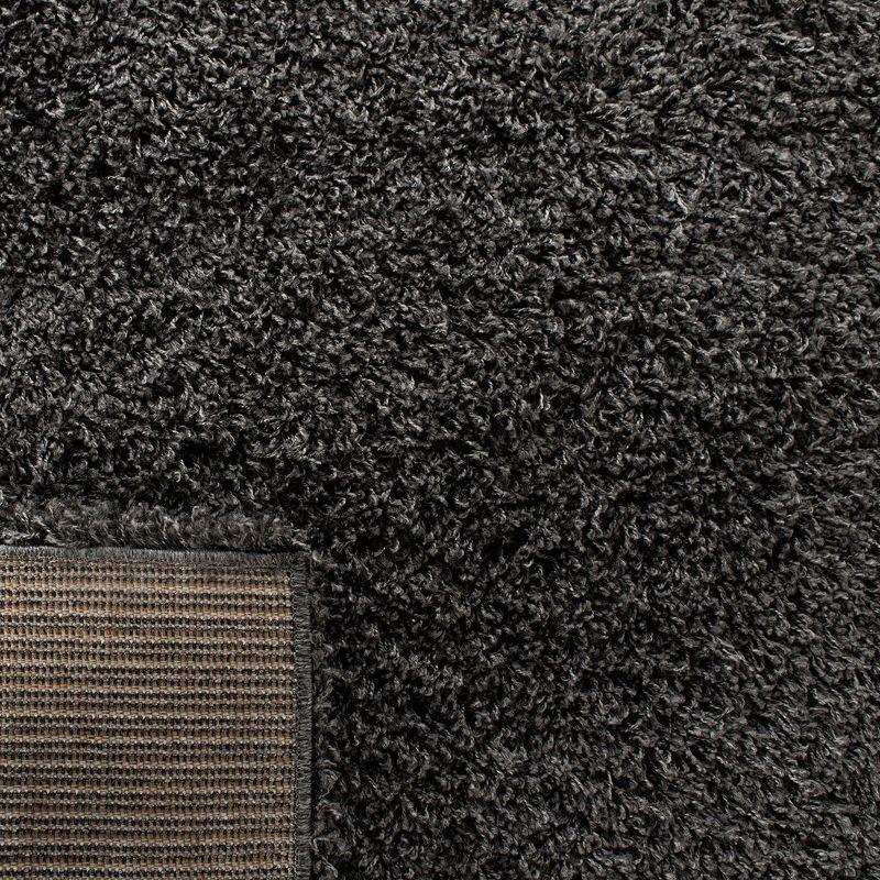 Laguna Shag SGL303 Power Loomed Indoor Area Rug - Dark Grey - 4'x6' - Safavieh.