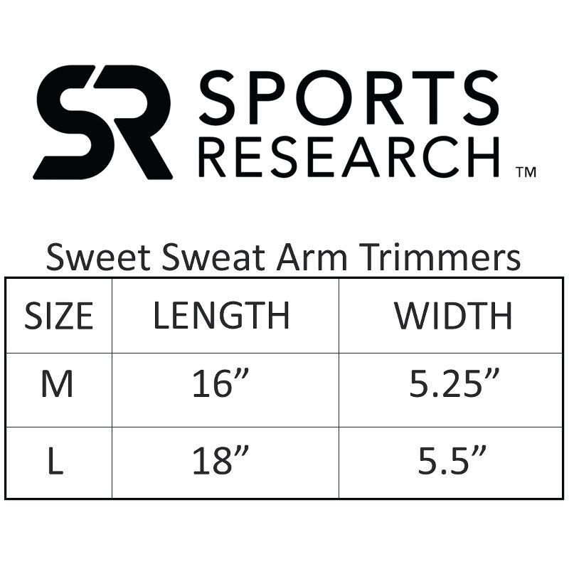 Sports Research Sweet Sweat Arm Trimmers - Medium - Yellow