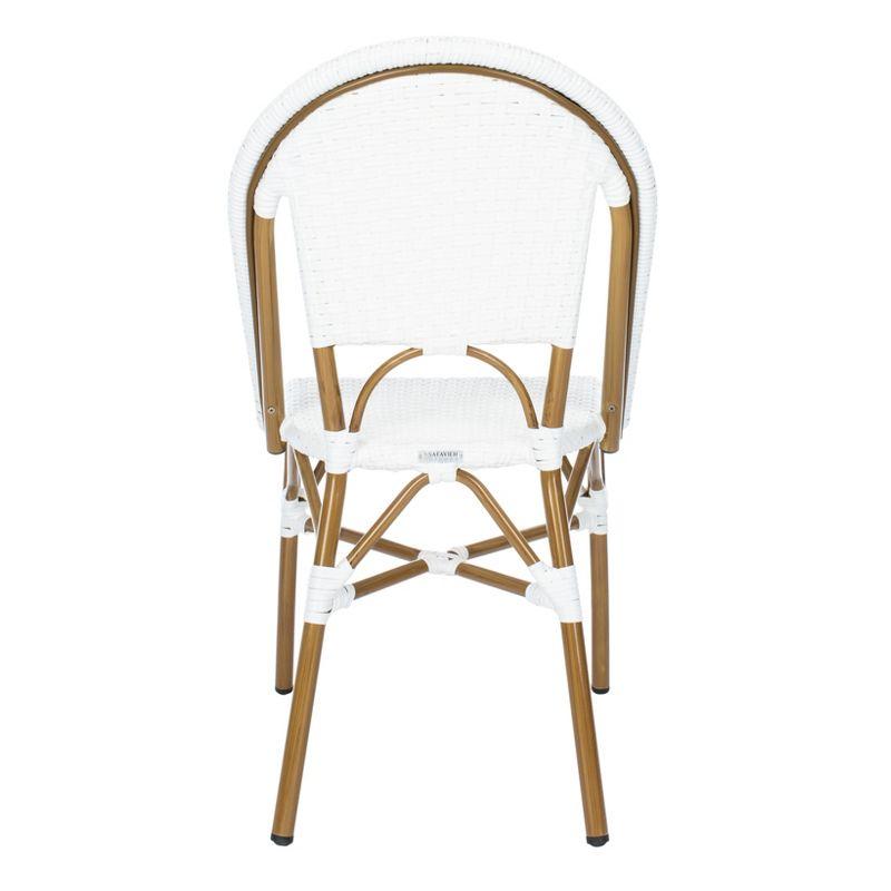Salcha Side Chair (Set Of 2) - Indoor/Outdoor - FOX5210 - White - Safavieh
