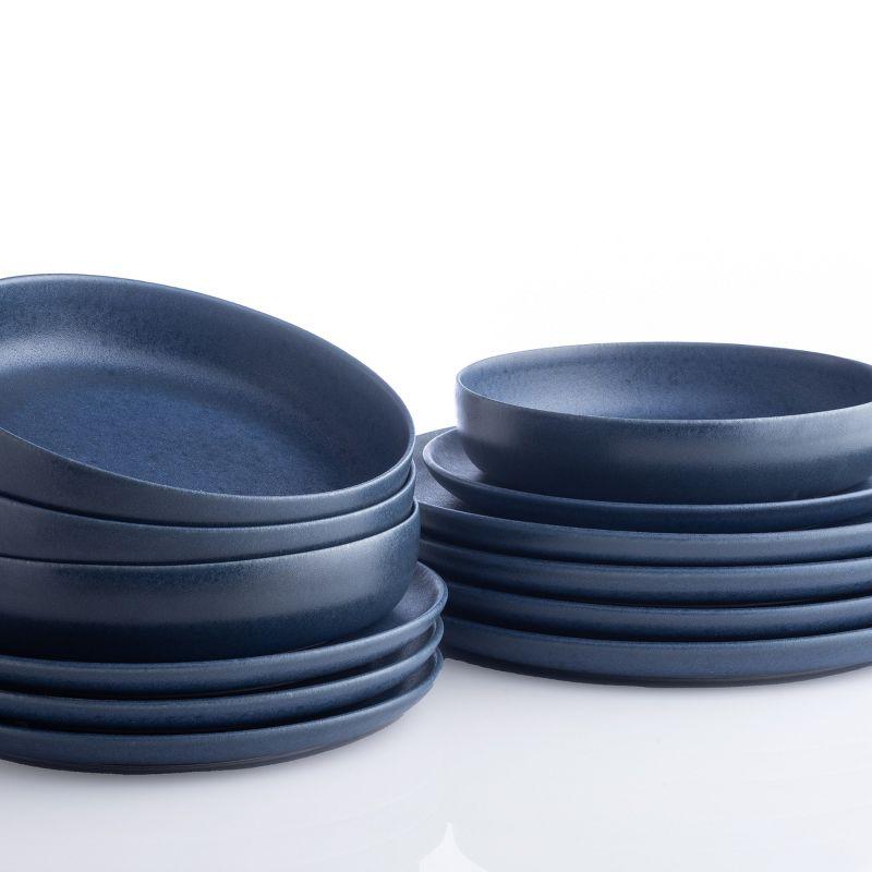 Porto By Stone Lain Macchio 12-Piece Dinnerware Set Stoneware