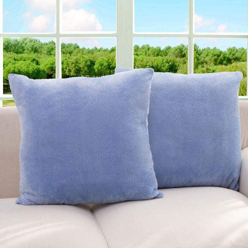 Cheer Collection Reversible Throw Pillow (Set of 2)