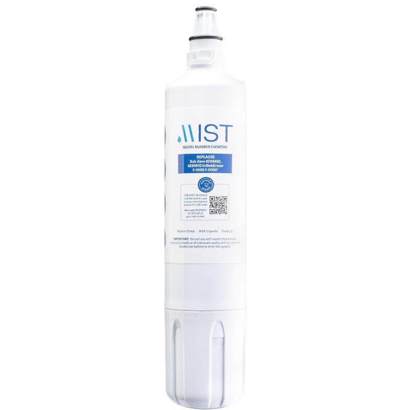 Mist Replacement Compatible with Sub-Zero 4204490, Insinkerator F-1000 F-2000 Refrigerator Filter