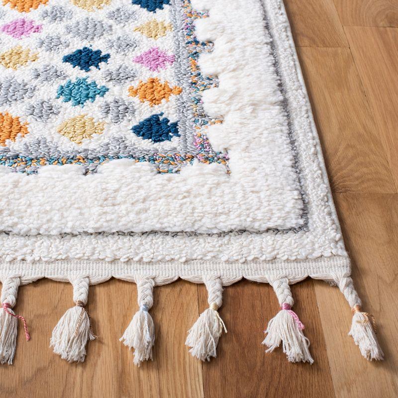 Moroccan Fringe Shag MFG102 Power Loomed Area Rug  - Safavieh