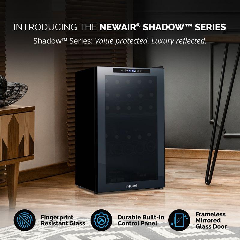 Newair 33 Bottle Single Zone Freestanding Wine Refrigerator