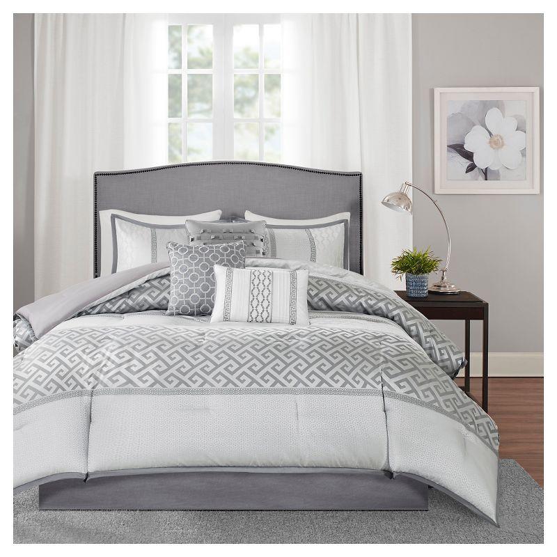 Madison Park Bennett 7 Piece Jacquard Comforter Set