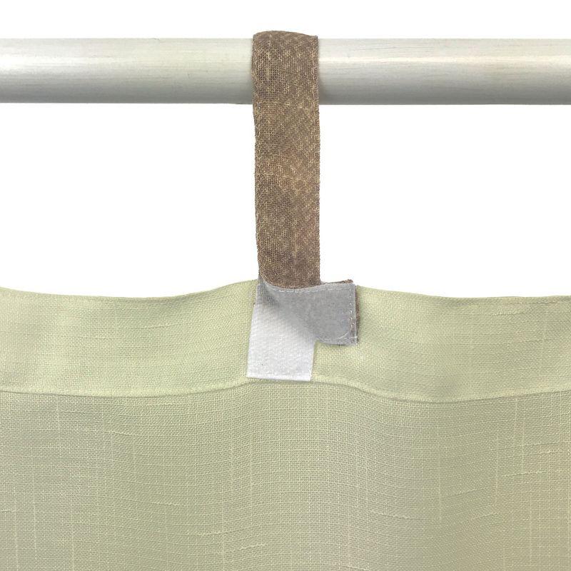 Gracie Oaks Janig Solid Sheer Tab Top Single Indoor/Outdoor Curtain Panel