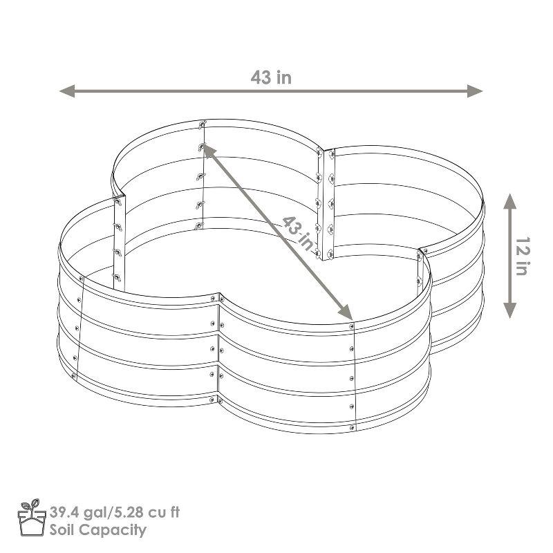 Rotisha Metal Raised Garden Bed