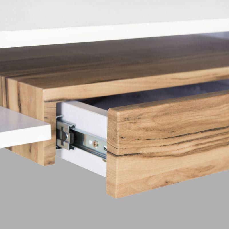 Metropolitan Computer Desk - FOX2203 - White/Chrome - Safavieh Couture