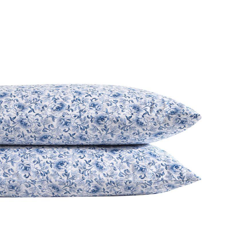 Laura Ashley Printed Cotton Sateen Pillowcase Set