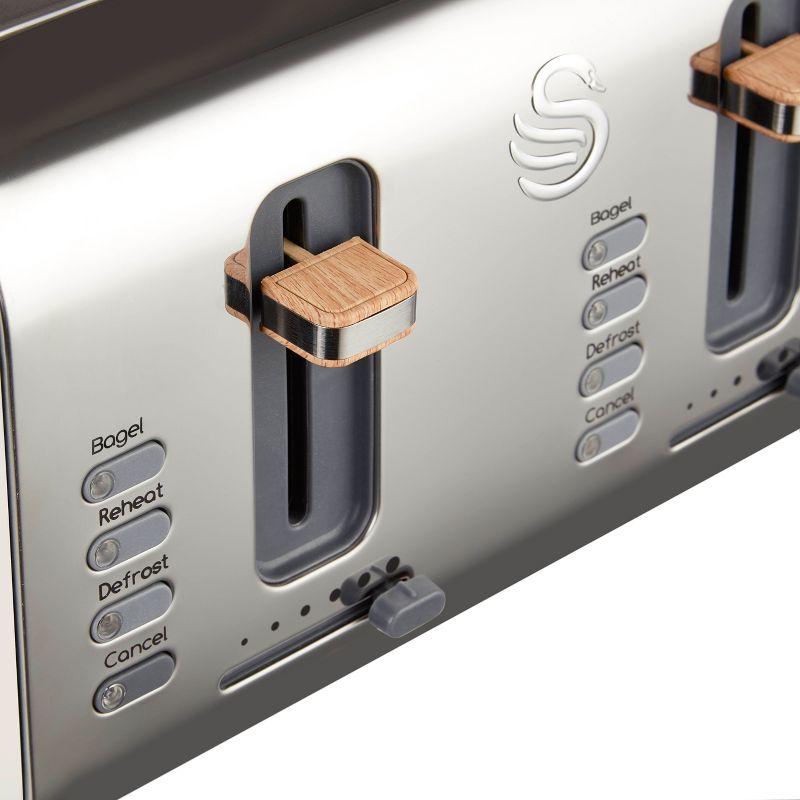 Swan Nordic 4 Slice Toaster White