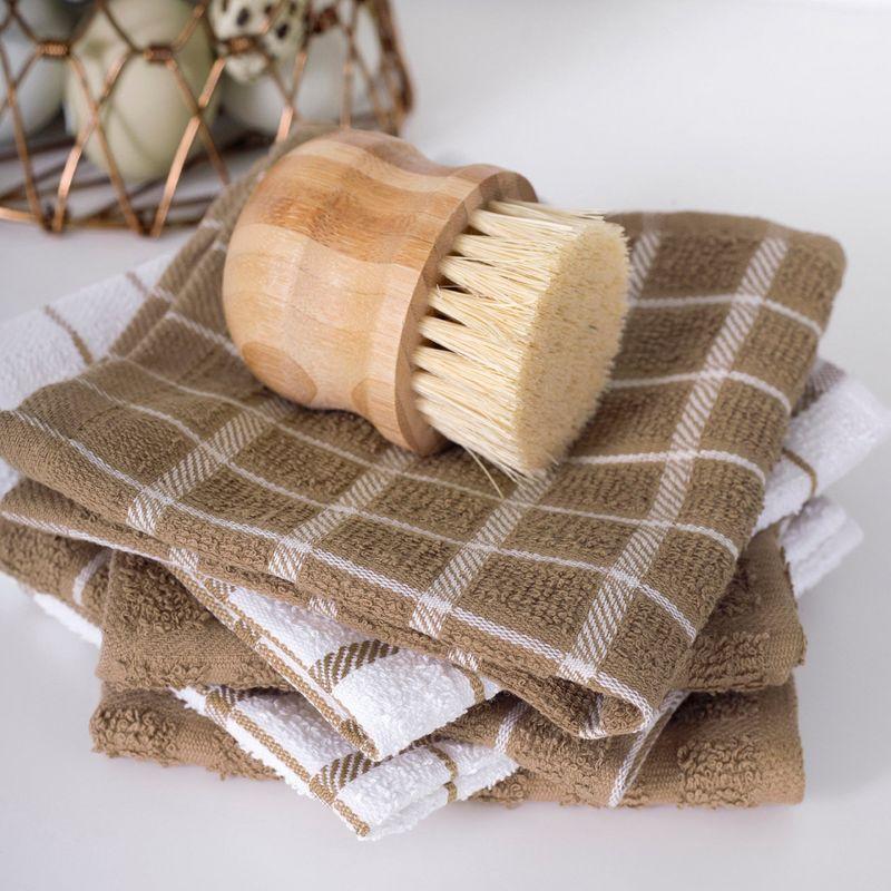 Cotton Plaid Dish Cloth Kitchen Towel