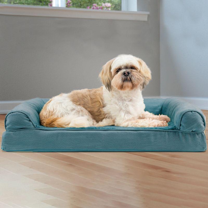 FurHaven Plush & Suede Orthopedic Sofa Dog Bed