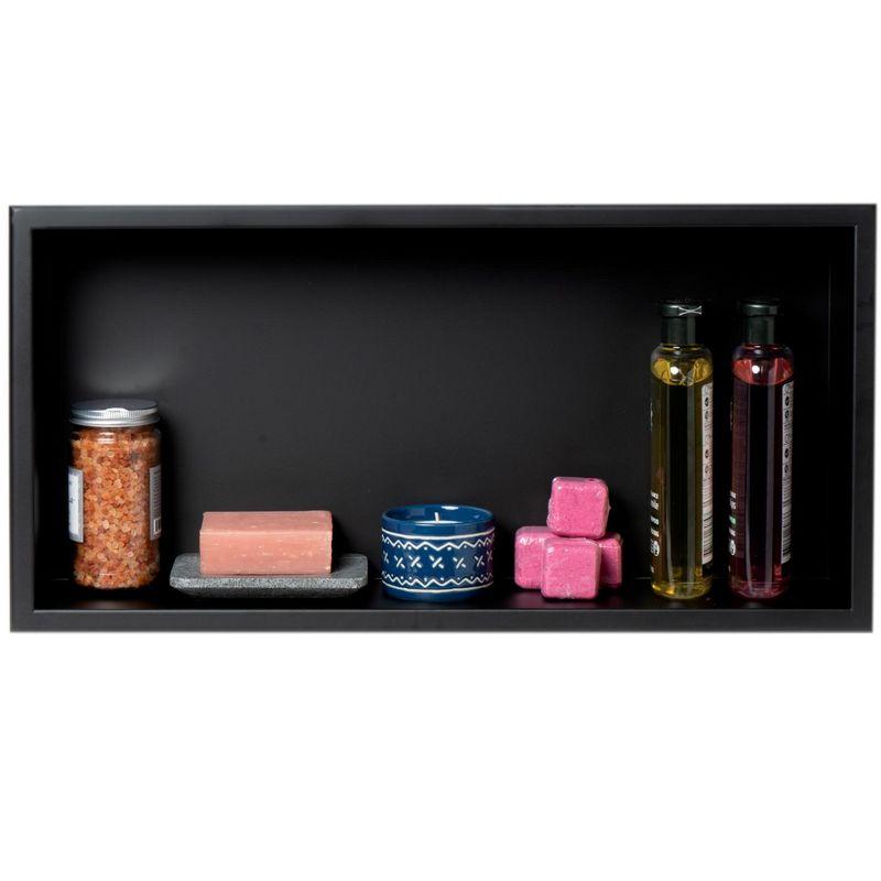Adhesive Stainless Steel Shower Shelf