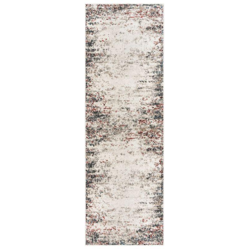 Heirloom Emne Modern Abstract Ivory Multi Polypropylene Area Rug