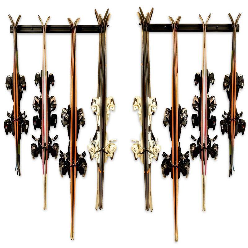 StoreYourBoard Snowbasin Ski Storage Rack | Holds 16 Pairs of Skis