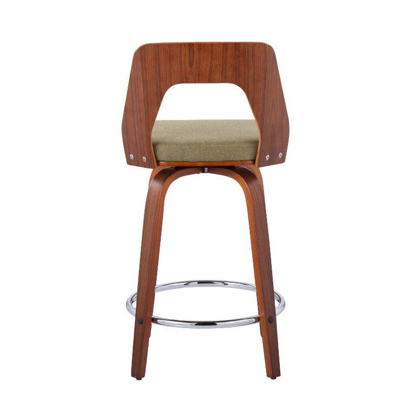 Set of 2 Trilogy Upholstered Counter Height Barstools - Lumisource