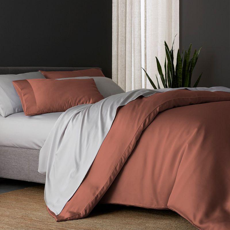 DOZ Bamboo Viscose Duvet Cover Set, Organically Grown Bamboo, Buttery Soft, Cooling, High GSM