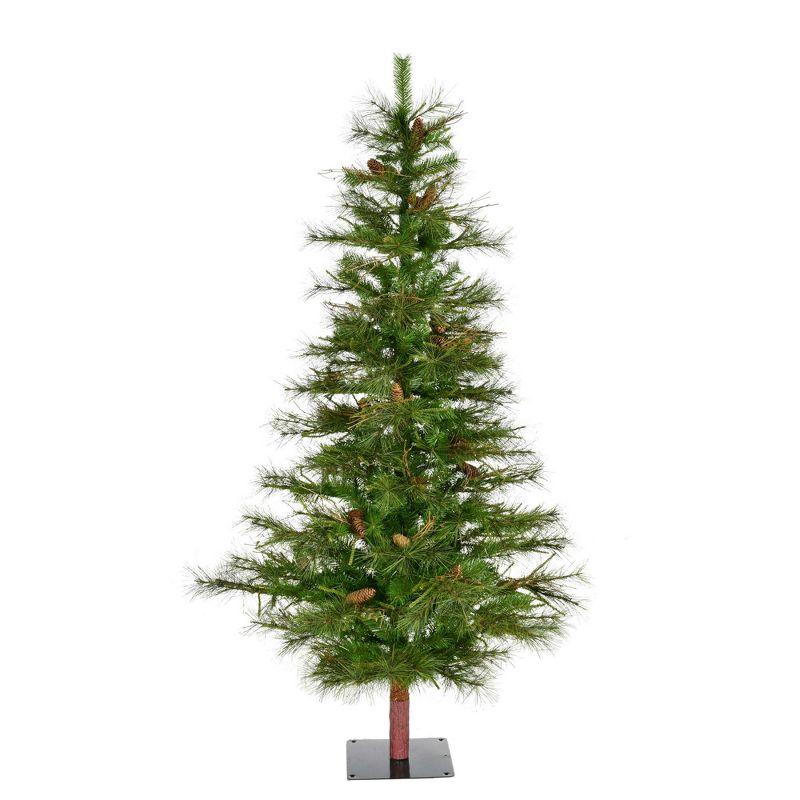 6' Green Ashland Fir Artificial Christmas Tree with Pinecones